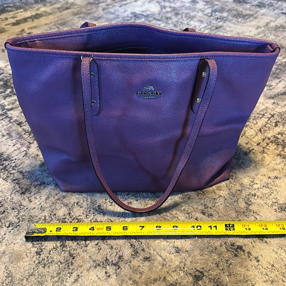 Coach Shoulder Bag Purple